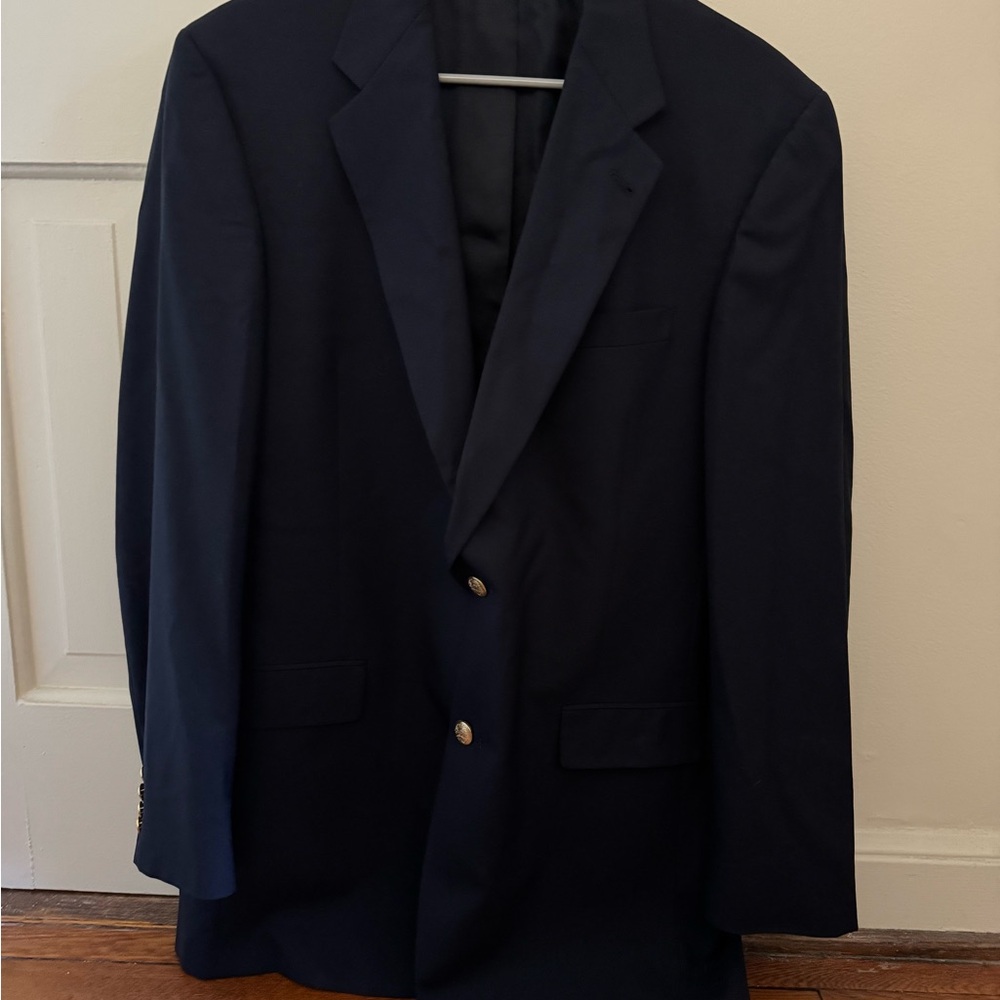 Hart Schaffner Marx Navy Blue Blazer - Like New